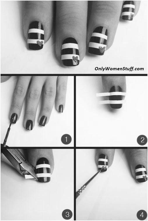 What are some easy nail art designs to do at home? image 9