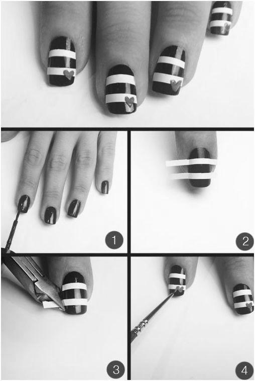 What are some easy nail art designs to do at home? image 11