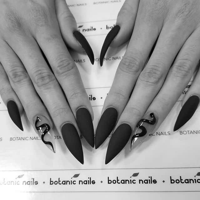 What are some easy nail designs for long nails? image 1