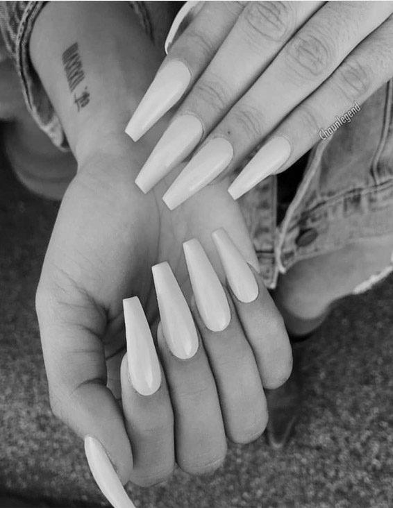 What are some easy nail designs for long nails? image 4