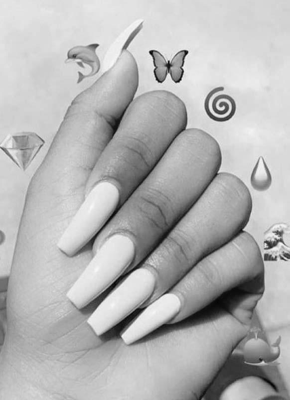 What are some easy nail designs for long nails? image 7
