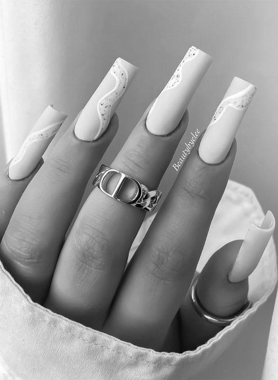 What are some easy nail designs for long nails? image 8