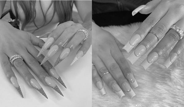 What are some easy nail designs for long nails? image 13