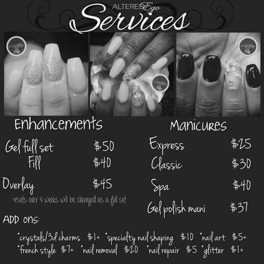 What is a full set manicure at a nail salon? image 5