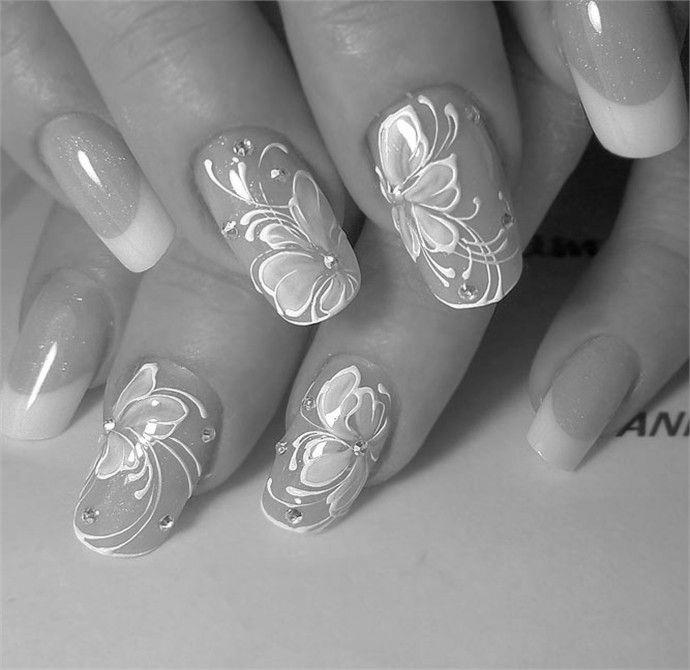 What are the latest nail art designs for a bride? photo 2