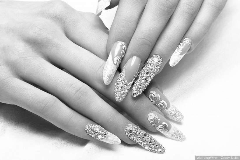 Which kind of nail art is good for a wedding? image 9