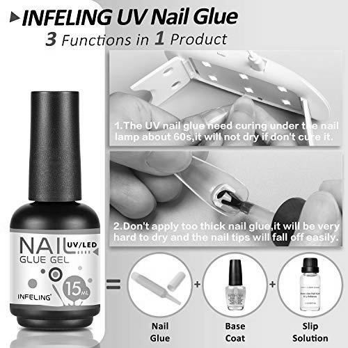 Can UV gel be used as a glue for false nails? image 2