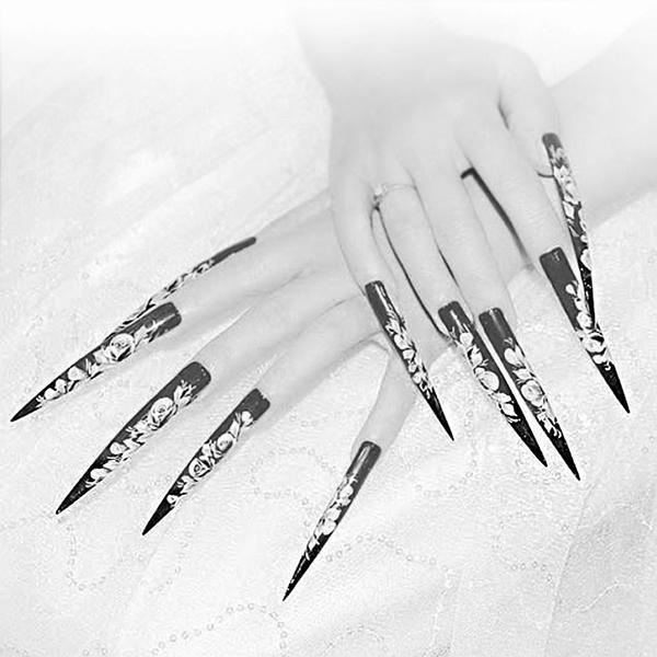 Why do people get super long fake nails? image 1