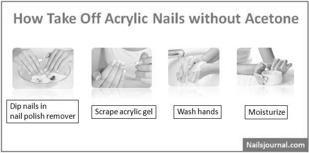 How do I take off fake nails without acetone? image 0