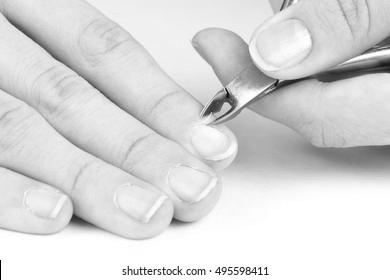 When having a manicure, why is the cuticle cut off? image 7