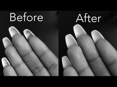 How to wash your hair with acrylic nails? image 1