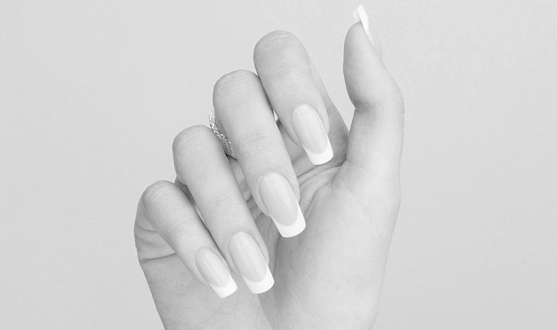 How can I make a French manicure on natural nails? image 9