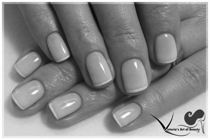 How can I make a French manicure on natural nails? image 12