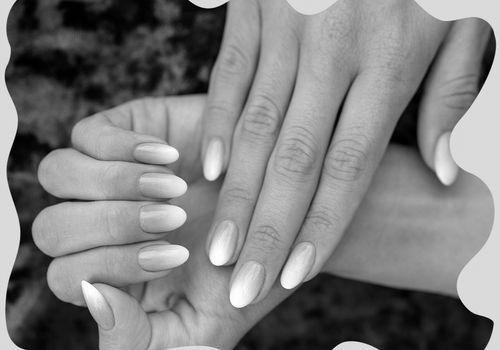 How can I make a French manicure on natural nails? image 15