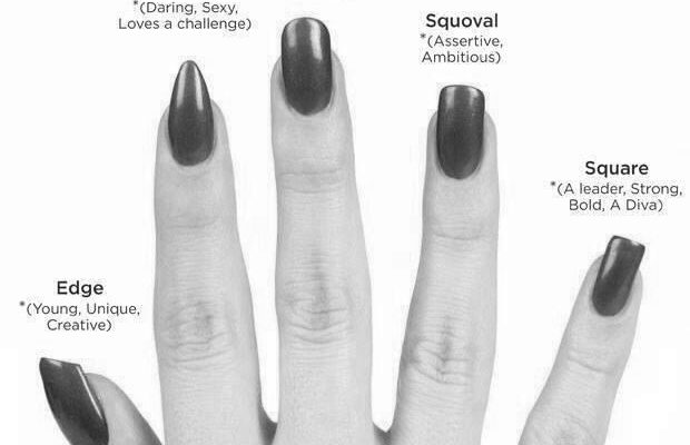 What is the most feminine nail shape? image 0