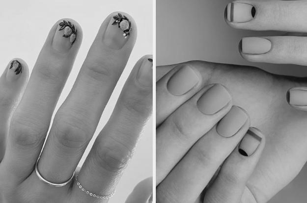 What are some good nail designs for short nails? image 7