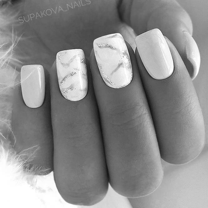 What are some good nail designs for short nails? image 12